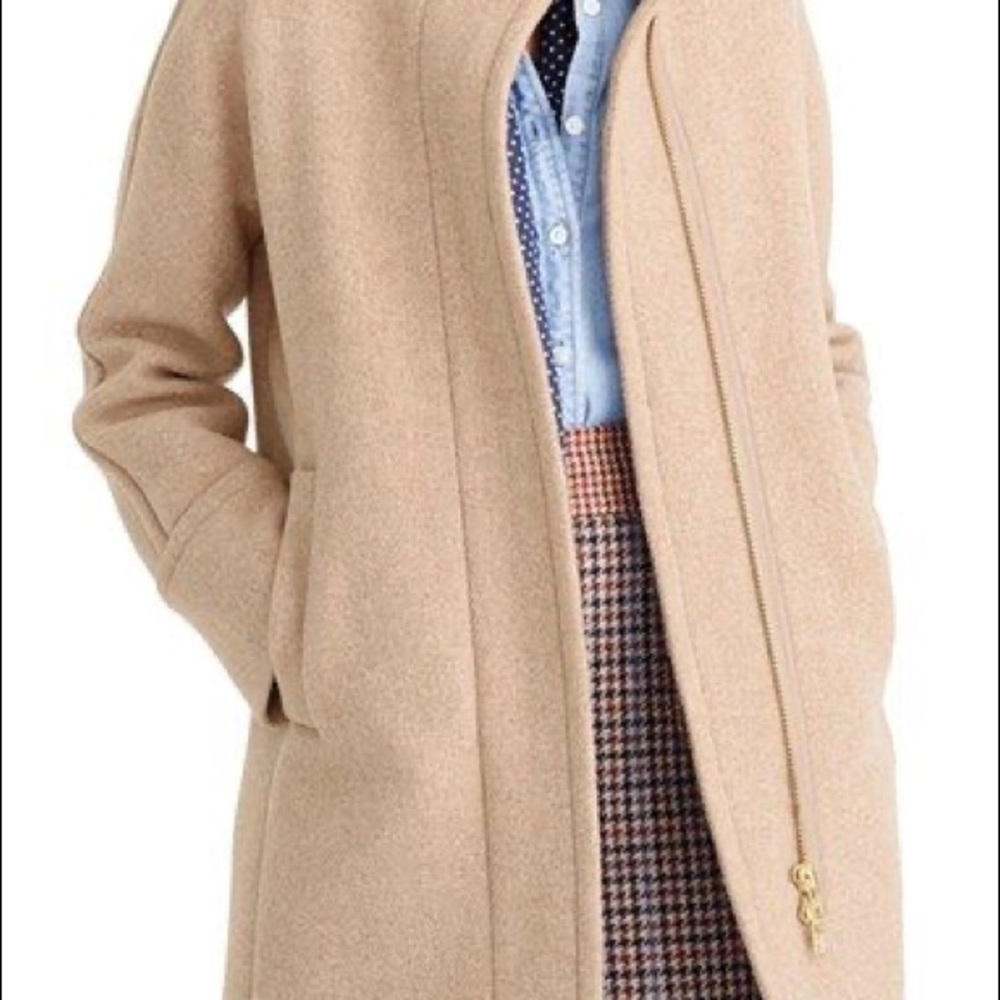 J Crew Cocoon Stadium Cloth Coat Sz 0